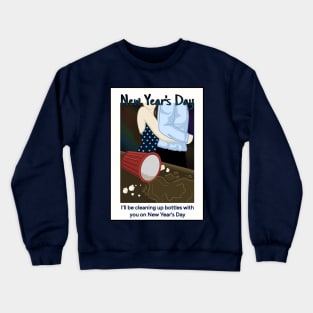 NEW YEAR'S DAY CARD | LYRICS Crewneck Sweatshirt